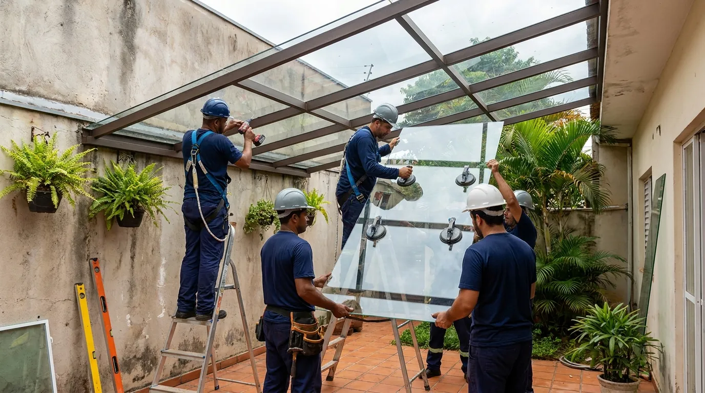 Fechamento de Churrasqueira em Osasco‑SP
